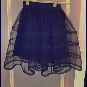 Black tutu skirt